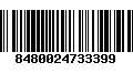 Código de Barras 8480024733399