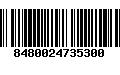 Código de Barras 8480024735300