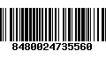 Código de Barras 8480024735560