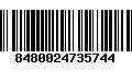 Código de Barras 8480024735744