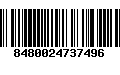 Código de Barras 8480024737496