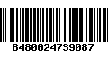 Código de Barras 8480024739087