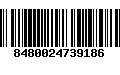 Código de Barras 8480024739186