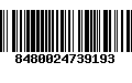 Código de Barras 8480024739193