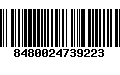 Código de Barras 8480024739223