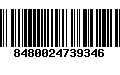 Código de Barras 8480024739346