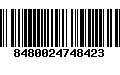 Código de Barras 8480024748423