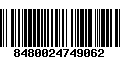 Código de Barras 8480024749062