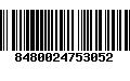 Código de Barras 8480024753052