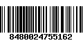 Código de Barras 8480024755162