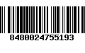 Código de Barras 8480024755193