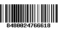 Código de Barras 8480024766618