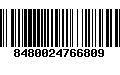 Código de Barras 8480024766809