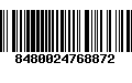 Código de Barras 8480024768872