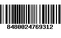 Código de Barras 8480024769312