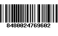 Código de Barras 8480024769602