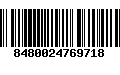 Código de Barras 8480024769718