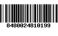 Código de Barras 8480024810199