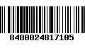 Código de Barras 8480024817105