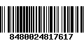 Código de Barras 8480024817617