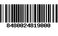 Código de Barras 8480024819000