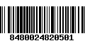 Código de Barras 8480024820501