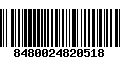 Código de Barras 8480024820518