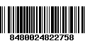 Código de Barras 8480024822758