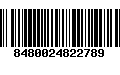 Código de Barras 8480024822789