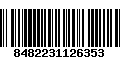 Código de Barras 8482231126353