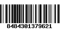 Código de Barras 8484301379621