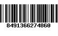 Código de Barras 8491366274860