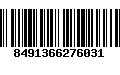 Código de Barras 8491366276031