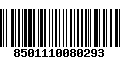 Código de Barras 8501110080293