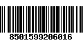 Código de Barras 8501599206016