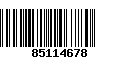 Código de Barras 85114678