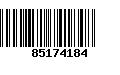 Código de Barras 85174184