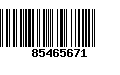 Código de Barras 85465671