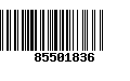 Código de Barras 85501836