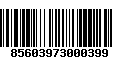 Código de Barras 85603973000399