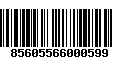 Código de Barras 85605566000599