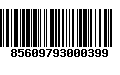 Código de Barras 85609793000399