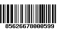 Código de Barras 85626678000599