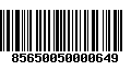 Código de Barras 85650050000649