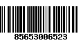 Código de Barras 85653006523