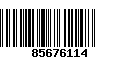 Código de Barras 85676114