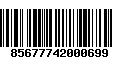 Código de Barras 85677742000699