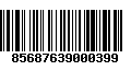 Código de Barras 85687639000399