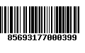 Código de Barras 85693177000399