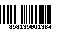 Código de Barras 858135001384